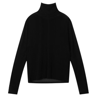 LOWRYS FARM上衣女2026春季新款半高领薄款打底长袖T恤625093