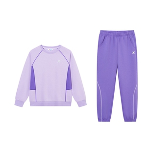 特步童装儿童运动服男童秋冬季新款正品保暖休闲长袖针织女童套装