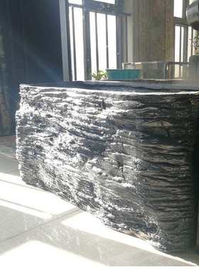 新款定做树脂鱼池假山盆盆景盆仿千层石客厅阳台大型落地水池摆件