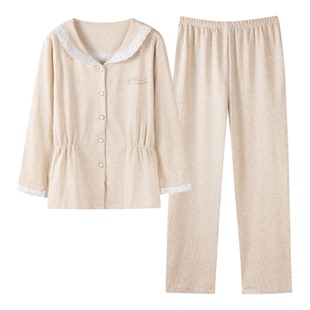 睡衣女款2025新款秋冬薄绒春秋季双面德绒冬季保暖薄款珊瑚绒长袖