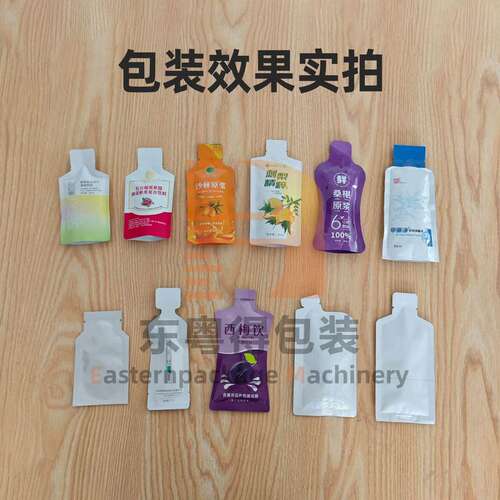 异形袋枸杞原浆液体给袋式包装机全自动自立袋预制袋酱料灌装设备