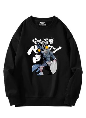加绒柔顺亲肤保暖圆领卫衣