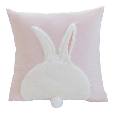 兔子毛绒抱枕家用ins风靠枕
