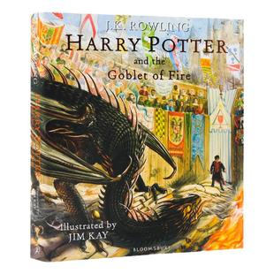 哈利波特英语原版 harry potter 1哈利波特彩绘插画版精装版1-2-3-4-5合售5册魔法石Philosopher's Stone密室阿兹卡班的囚徒火焰杯