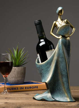 【曼塔】北欧红酒架 家居客厅酒柜软装 装饰品摆件工艺品摆设乔迁