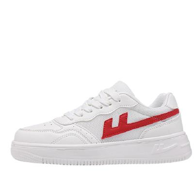 回力新款白红学生鞋网面透气超轻