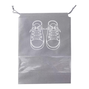 鞋袋装鞋子专用束口防尘收纳袋无纺布防潮防霉旅行搬家打包袋神器