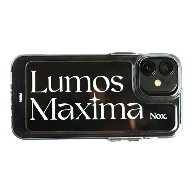 哈利波特咒语荧光闪烁lumos手机壳适用于苹果16iPhone15pro亚克力