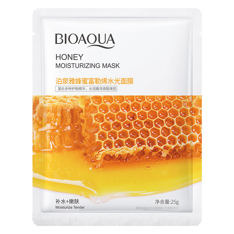 泊泉雅蜂蜜富勒烯水光面膜