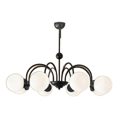 法式复古黑色吊灯客厅灯vintage