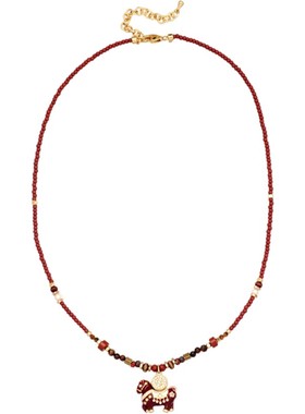 2025马年虎眼石生肖项链套装