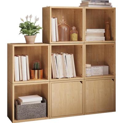 儿童书柜落地格子柜客厅家用自由