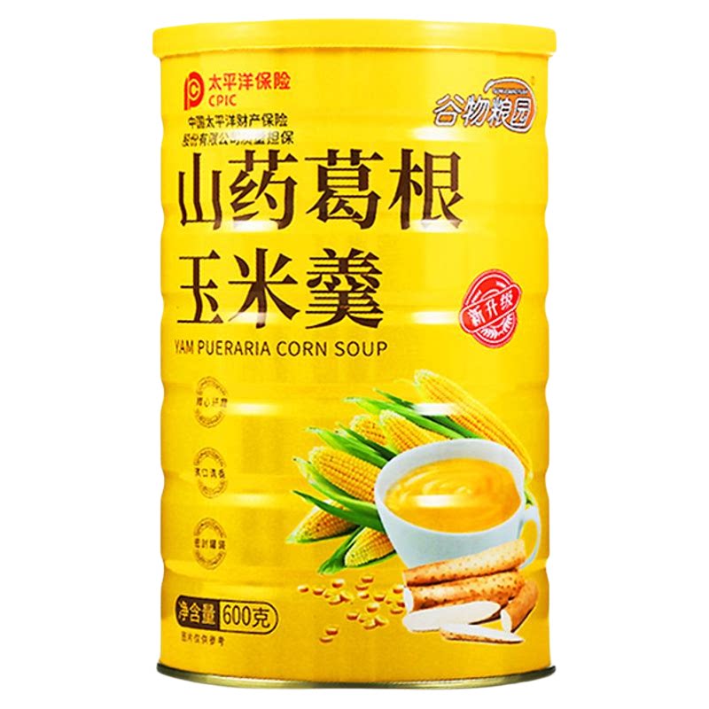 谷物粮园山药玉米羹600g*2旗舰店