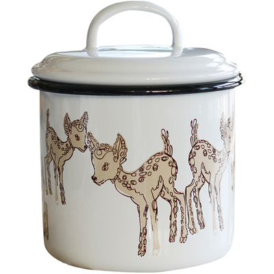 芬兰系列搪瓷杯珐琅马克杯储物罐