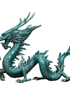 吉善堂 铜四神兽摆件 青龙朱雀玄武白虎复古工艺品中国风创意礼品