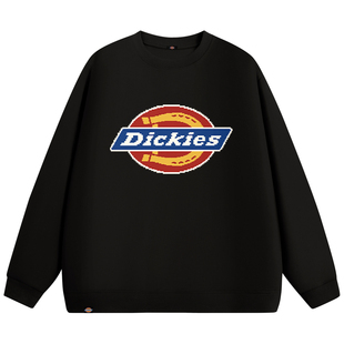 Dickies圆领美式卫衣男无帽2026年春季新款男士潮牌上衣春装外套A