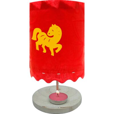 科学手工走马灯学生作业自转灯笼