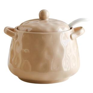 陶瓷猪油罐坛子大容量家用耐高温辣椒油罐家用盐罐荤油罐调味罐