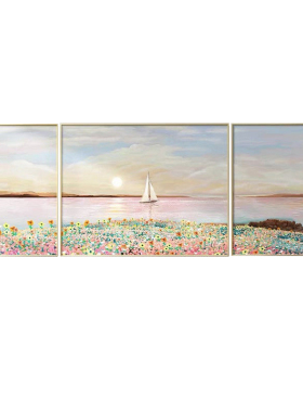 客厅现代简约是晶瓷挂画装饰画