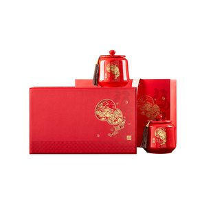 茶叶瓷罐空礼盒绿红茶金骏眉正山小种通用茶叶罐陶瓷茶叶包装礼盒