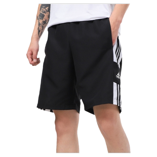 adidas官方阿迪达斯男装快干足球运动裤短裤跑步健身裤GK9557