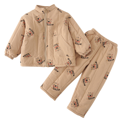 趣趣么么男女童加绒厚