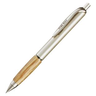 日本UNI三菱中性笔UMN-515高级橡木握手按动签字笔学生用考试进口办公文具水笔黑复古木纹签字笔0.5mm考试