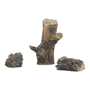 仿真枯树干模型树脂成品手工作业材料微缩景观沙盘造景装饰小摆件