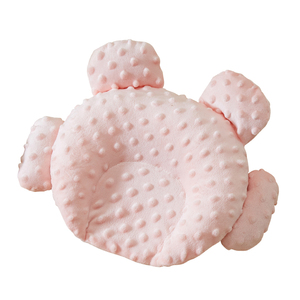 婴儿枕头新生儿纠正睡头型小米枕宝宝冬季荞麦壳安抚豆豆绒定型枕