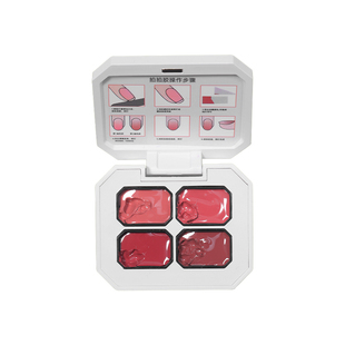 恩妮诗四宫格腮红拍拍胶2026年新款春夏高饱和彩绘渐变美甲店专用