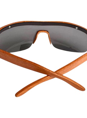 俄罗斯代购手作复古木质中性墨镜