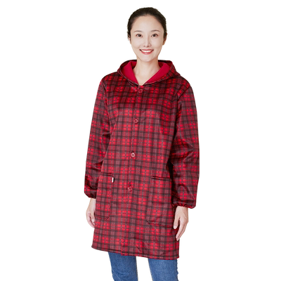 防水防油长袖加绒加厚围裙罩衣