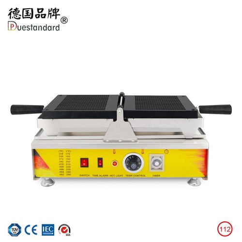 新款商用饼干棒棒华夫机螺纹状薯条形状烤饼机德国街头小吃np112