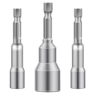 手枪钻电钻风批磁性螺丝刀套筒批头m8强磁内六角气动电批加长套装