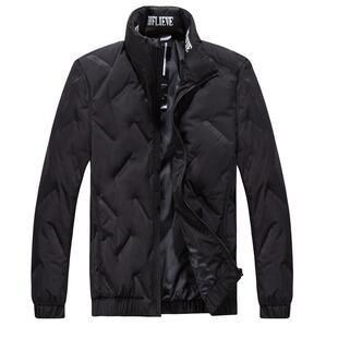 大鹅羽绒服男短款2026爆款冬季加厚休闲外套轻薄白鸭绒防风高领潮