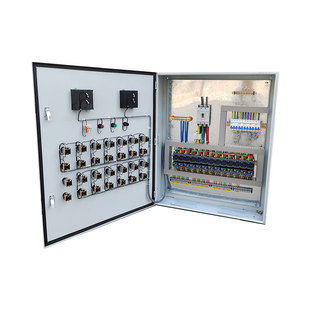 定做直接启动控制箱 风机水泵按钮启动柜三相380V配电箱
