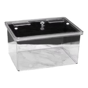 超市食品盒子展示陈列塑料透明带盖零食糖干果炒货瓜子货架密封盒