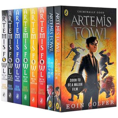 阿特米斯奇幻历险系列8册 英文原版小说 Artemis Fowl 全新版 儿童文学 欧因科弗 Eoin Colfer 英文版原版书籍 正版进口英语书