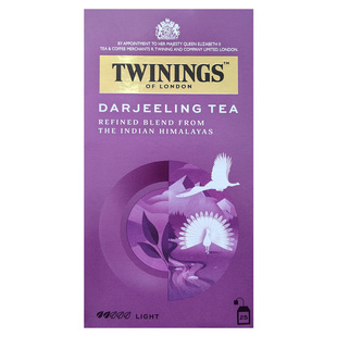 英国TWININGS川宁茶包大吉岭红茶Darjeeling进口袋泡茶英式下午茶