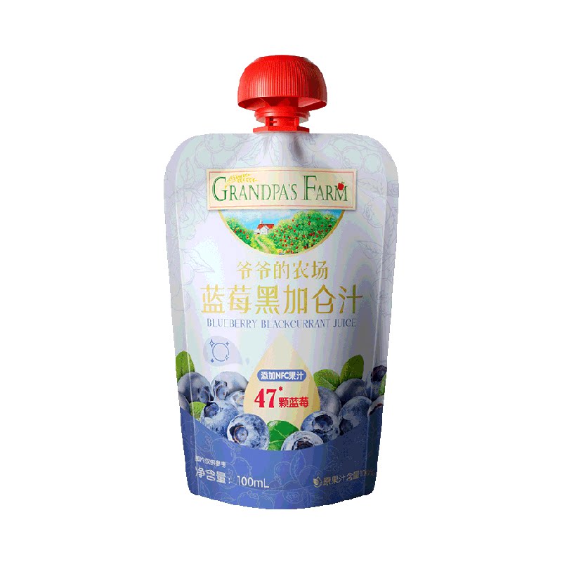 爷爷的农场NFC蓝莓黑加仑汁