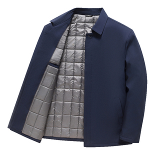 秋冬季老年人男款外套加厚60岁70老人爷爷棉衣服父亲爸爸棉袄棉服