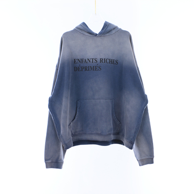 ERD忧郁的富二代渐变连帽卫衣