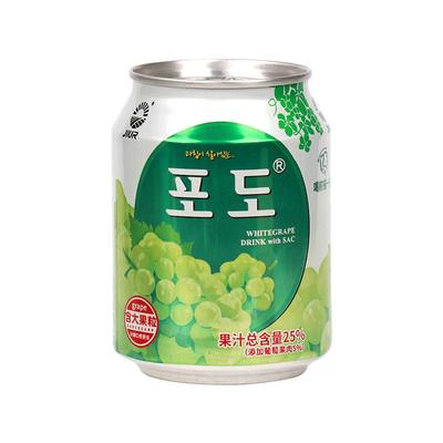 葡萄味果汁饮料九日香菇238ml