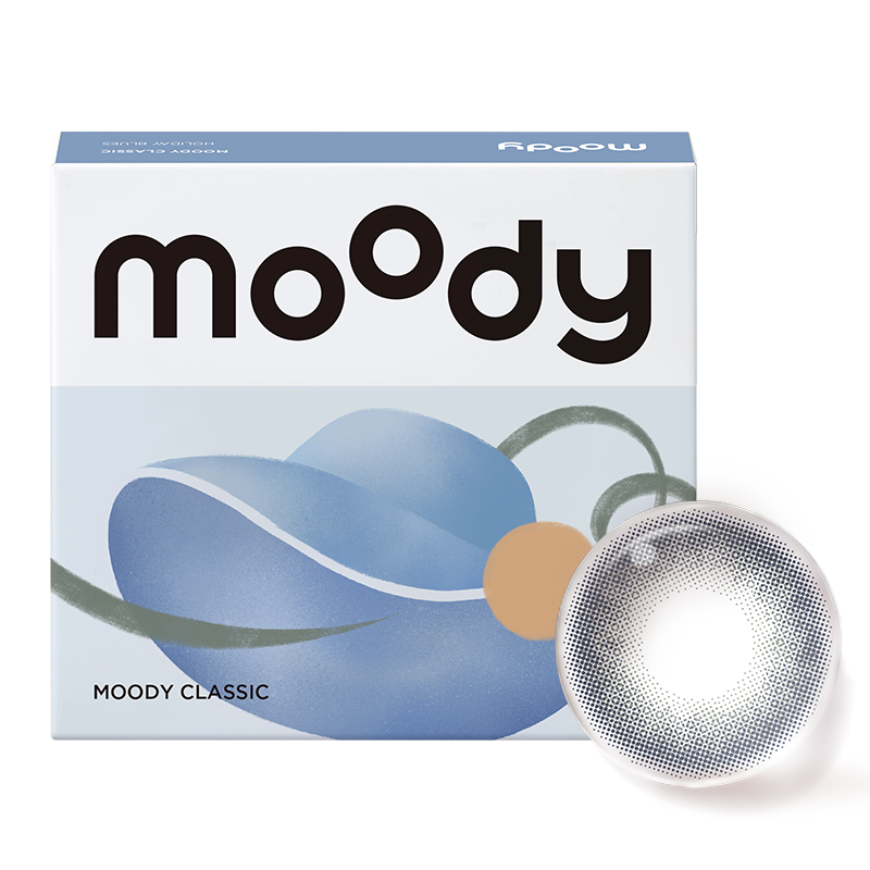 moody经典美瞳日抛自然日常棕色隐形近视眼镜旗舰店