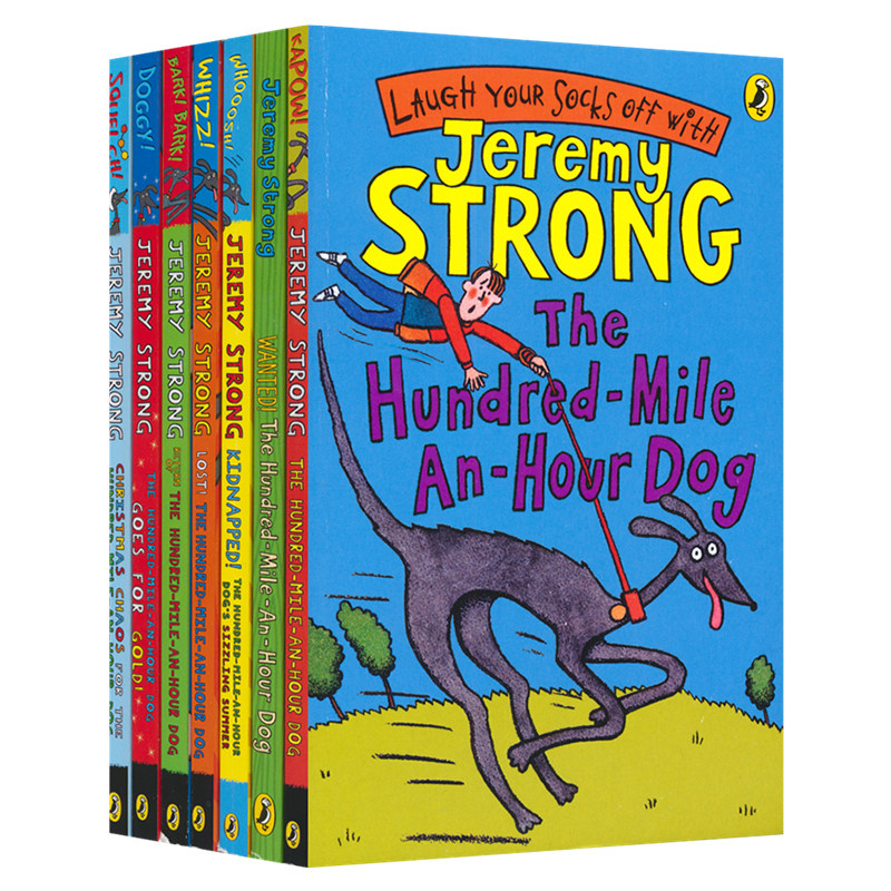 The Hundred-Mile-An-Hour Dog Canine 7 books 百里时速的狗 7册合集 动物主题 英文章节书 青少年课外读物 英文原版进口图书