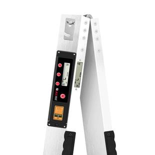 良测铝合金靠尺2米折叠数显水平尺高精度验房工具电子垂直检测尺m