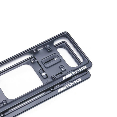 奔驰AMG奔驰车牌边框适合带弧度