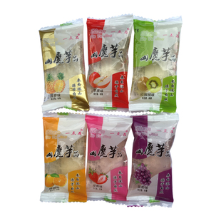 三明泰宁一点石山魔芋晶果味果冻魔芋零食蒟蒻果冻散装果冻布丁