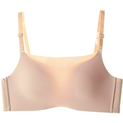 云感加一抹胸防走光内衣女无钢圈尚品冰丝无痕小胸聚拢文胸裹胸式