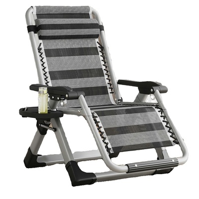 折叠躺椅午休午睡床休闲折叠床阳台家用睡椅单人办公室多功能椅子